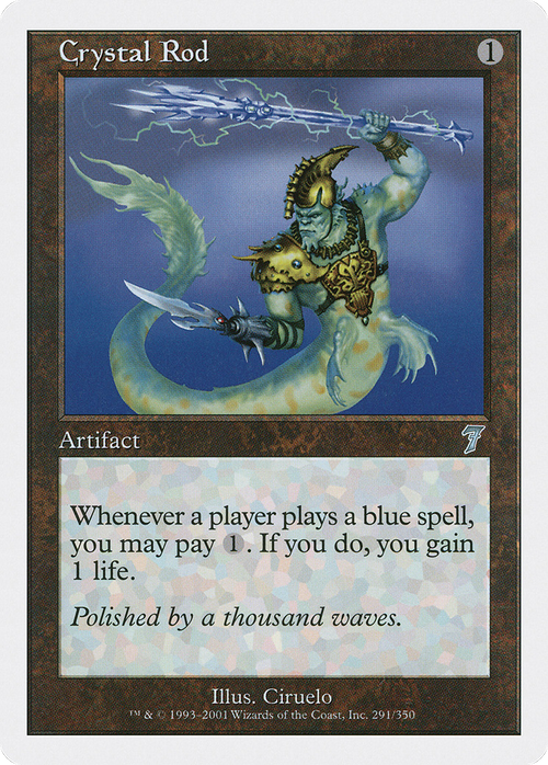 Crystal Rod (7ED-291) - 7th Edition Foil