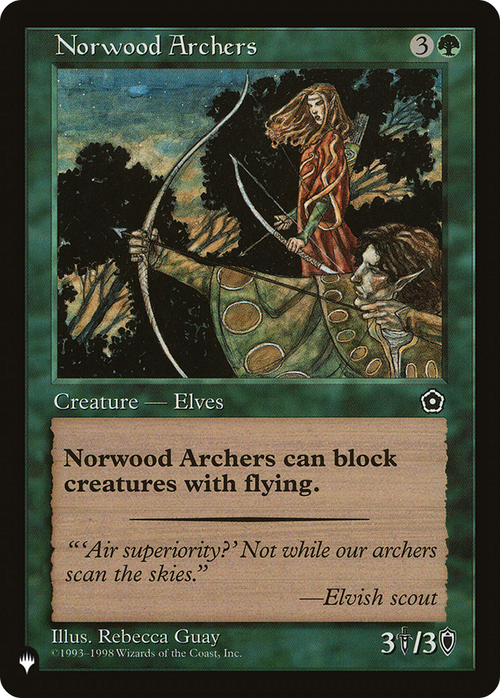 Norwood Archers (LIST-P02-136) - The List