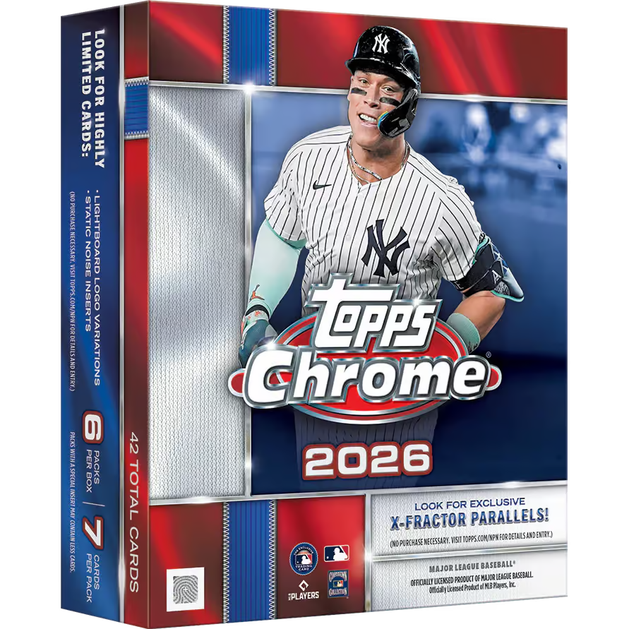 2026 Topps Chrome Baseball Mega Box
