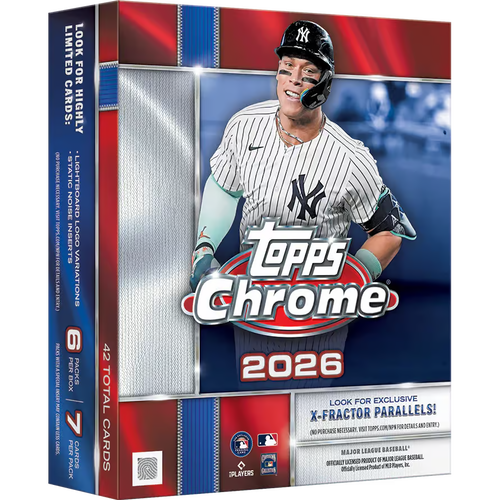 2026 Topps Chrome Baseball Mega Box