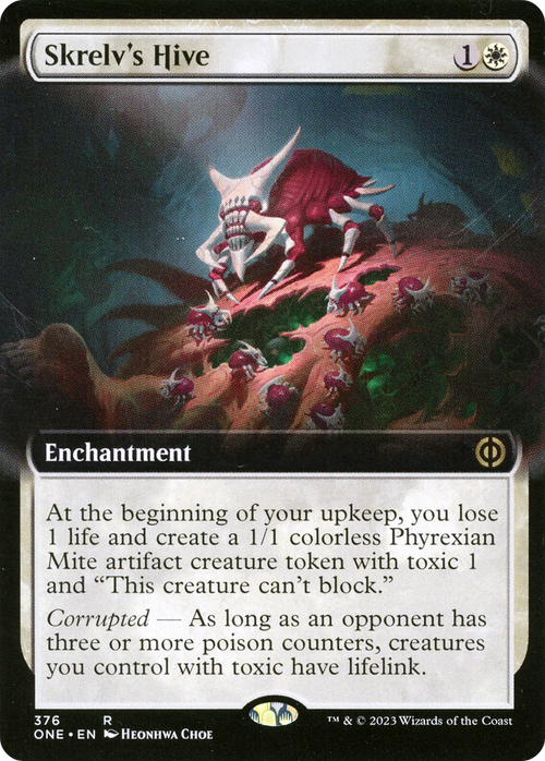 Skrelv's Hive (Extended Art) (ONE-376) - Phyrexia: All Will Be One: (Extended Art) Foil
