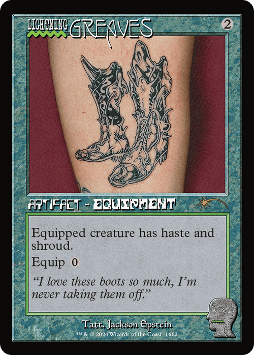 Lightning Greaves (1662) (SLD-1662) - Secret Lair Drop