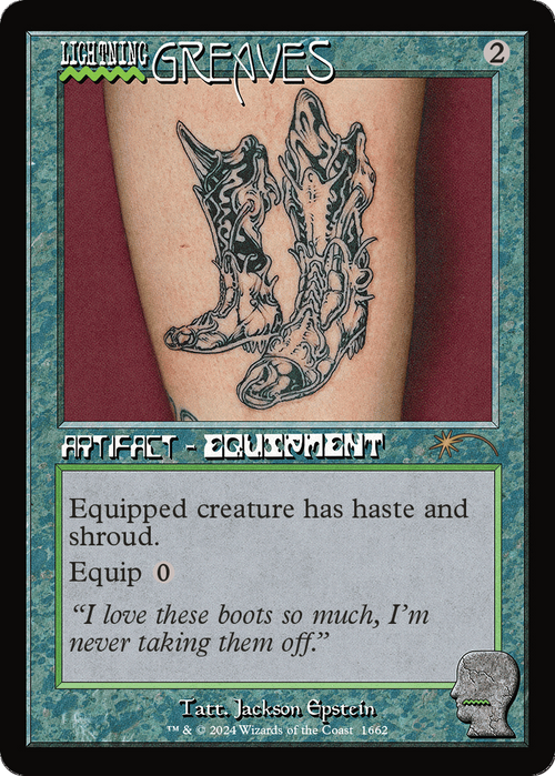 Lightning Greaves (SLD-1662) - Secret Lair Drop Foil