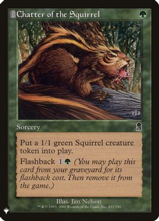 Chatter of the Squirrel (LIST-233) - The List Reprints