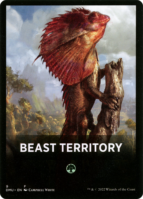 Beast Territory (FDMU-009) - Dominaria United Jumpstart Front Cards Foil