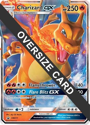Charizard GX - SM211 (SM Black Star Promo)  - Holofoil Jumbo Cards - Promo