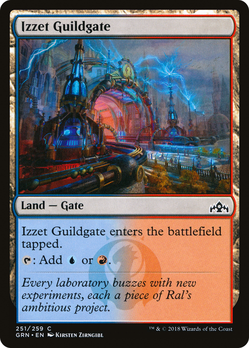 Izzet Guildgate (251) (GRN-251) - Guilds of Ravnica Foil