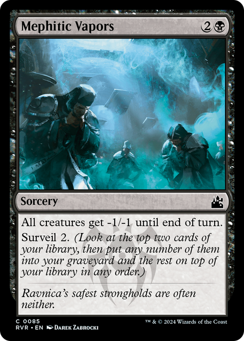 Mephitic Vapors (RVR-085) - Ravnica Remastered Foil
