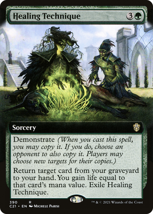Healing Technique (Extended Art) (C21-390) - Commander 2021: (Extended Art)