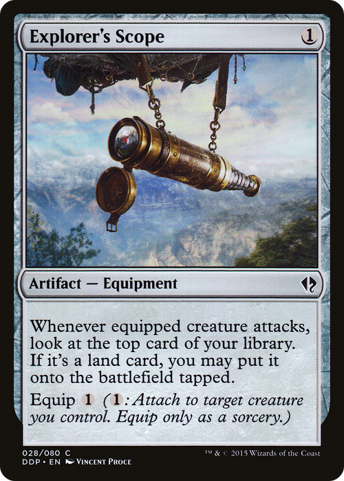 Explorer's Scope (DDP-028) - Duel Decks: Zendikar vs. Eldrazi