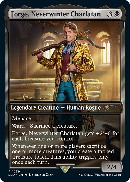 Forge, Neverwinter Charlatan (SLD-1239) - Secret Lair Drop / Forge, Neverwinter Charlatan Foil