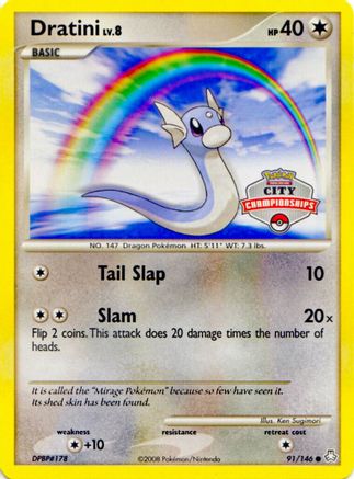 Dratini - 91/146 (City Championships)/146  League & Championship Cards - Promo
