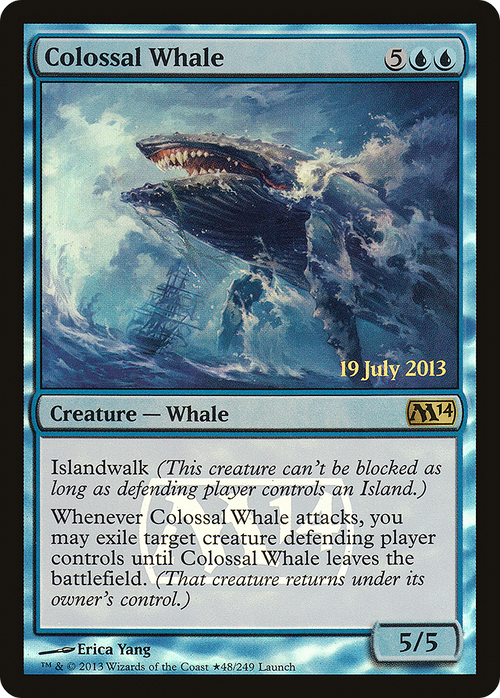 Colossal Whale (LARP-48★) - Magic 2014 Promos Foil