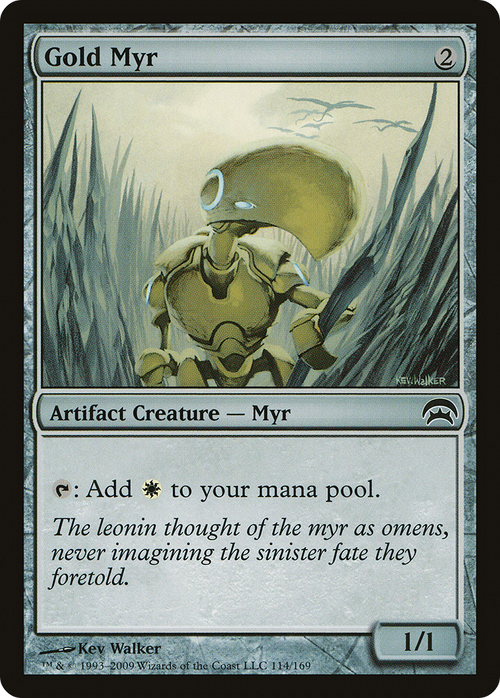 Gold Myr (HOP-114) - Planechase