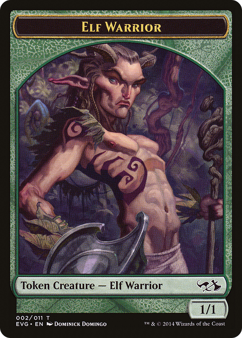 Elf Warrior Token (DD3-002) - Duel Decks Anthology: Elves vs. Goblins Tokens