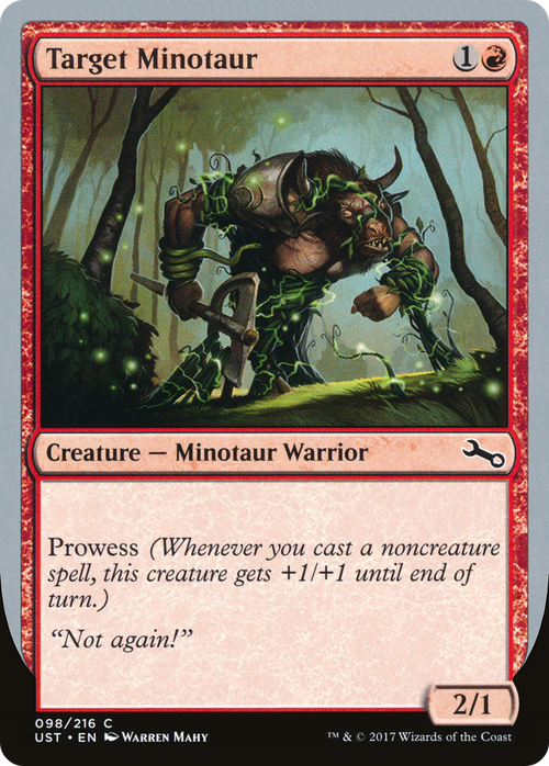 Target Minotaur (D) (UST-98D) - Unstable Foil