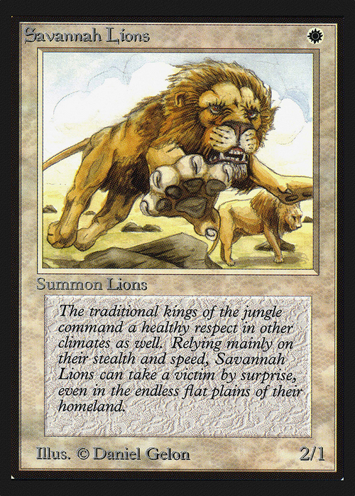 Savannah Lions (IE) (IED-) - Intl. Collectors' Edition