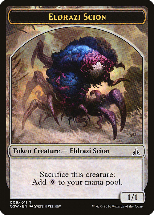 Eldrazi Scion Token (006) (OGW-006) - Oath of the Gatewatch Tokens
