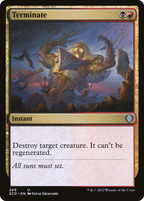 Terminate (SCD-249) - Starter Commander Decks