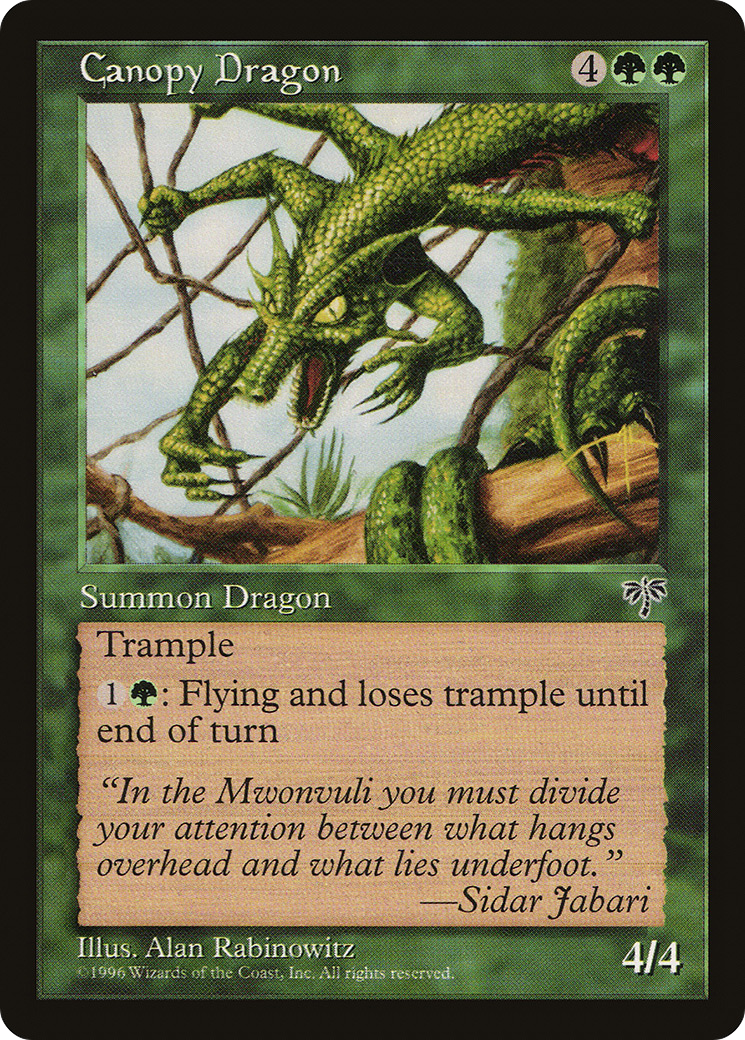 Canopy Dragon (MIR-) - Mirage