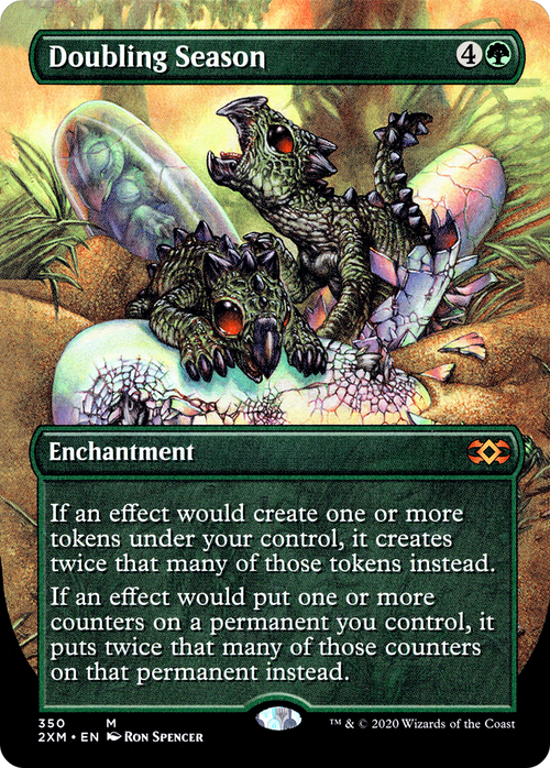 Doubling Season (Borderless) (2XM-350) - Double Masters (Borderless)