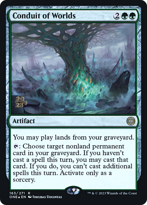 Conduit of Worlds (PRE-163) - Phyrexia: All Will Be One Promos Foil