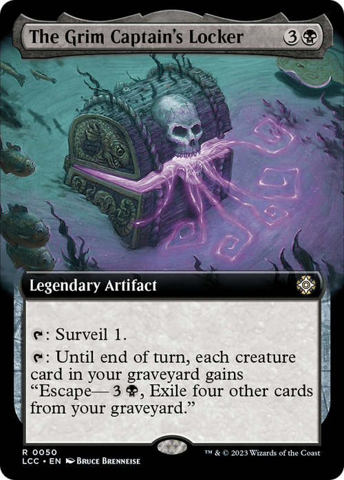 The Grim Captain's Locker (Extended Art) (LCC-050) - The Lost Caverns of Ixalan Commander: (Extended Art)