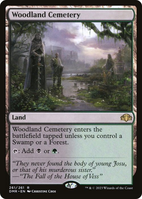 Woodland Cemetery (DMR-261) - Dominaria Remastered