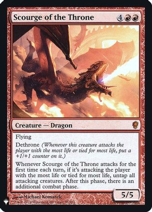 Scourge of the Throne (LIST-035) - The List Reprints Foil