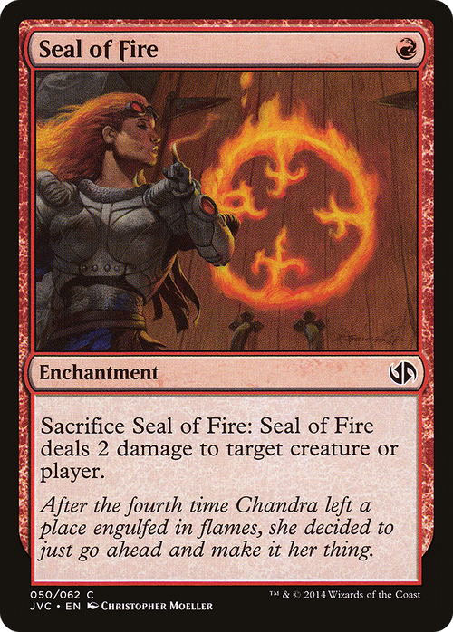 Seal of Fire (DD3-050) - Duel Decks Anthology: Jace vs. Chandra