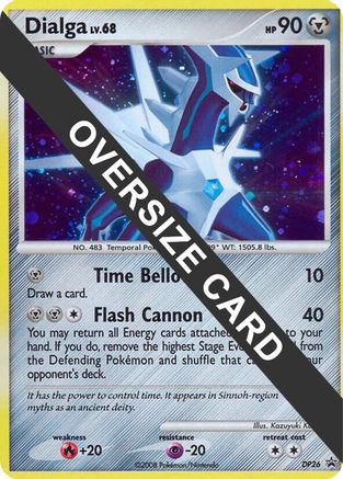 Dialga - DP26 (DP Black Star Promo)  - Holofoil Jumbo Cards - Promo
