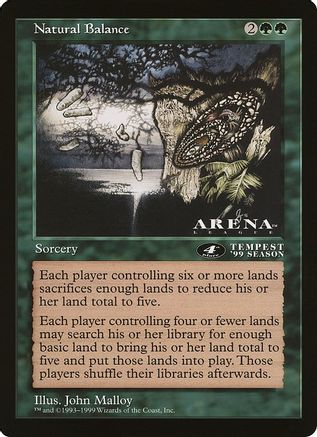 Natural Balance (4th Place) (Arena League) (OVER-) - Oversize Cards