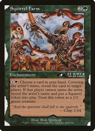 Squirrel Farm (4th Place) (Arena League) (OVER-066) - Oversize Cards