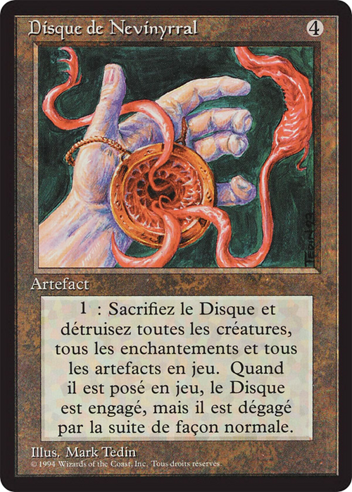 Nevinyrral's Disk (FBB-) - Foreign Black Border