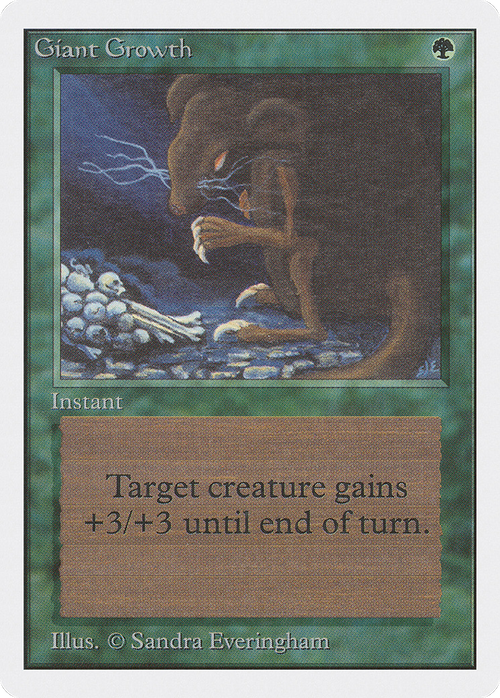 Giant Growth (2ED-) - Unlimited Edition