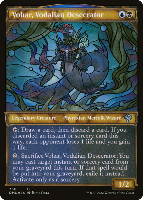 Vohar, Vodalian Desecrator (Textured Foil) (DMU-366) - Dominaria United: (Showcase) Foil
