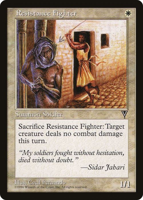 Resistance Fighter (VIS-) - Visions