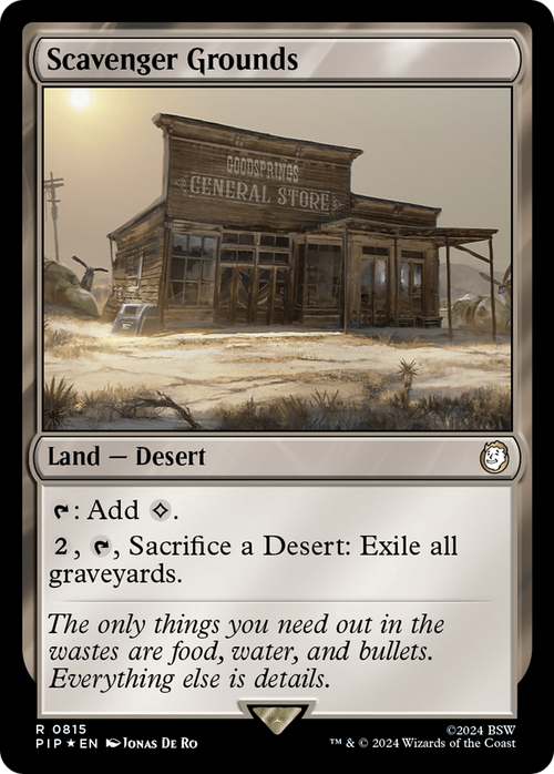 Scavenger Grounds (Surge Foil) (PIP-815) - Fallout Foil