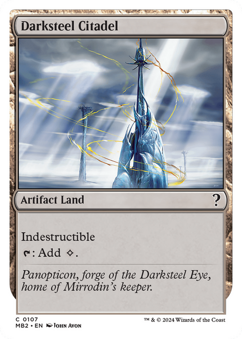 Darksteel Citadel (White Border) (MB2-107) - Mystery Booster 2