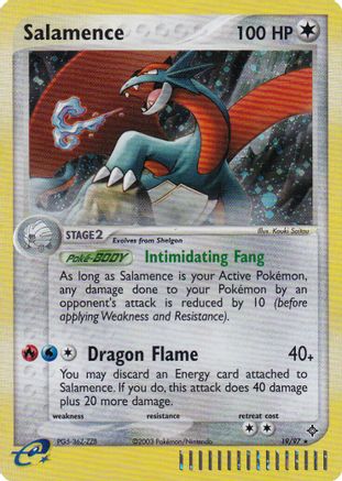 Salamence - 19/97 (e-League)/97  - Holofoil Nintendo Promos - Promo