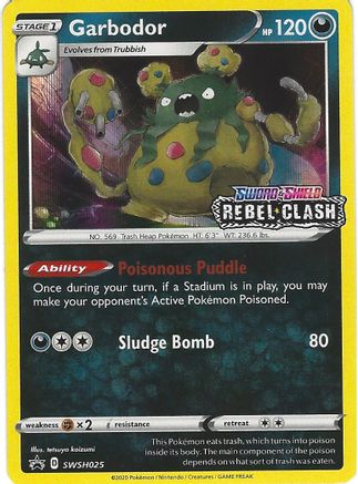 Garbodor - SWSH025 (Prerelease)  - Holofoil SWSH Sword & Shield Promo Cards - Promo