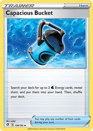 Capacious Bucket 156  SWSH02 Rebel Clash - Uncommon
