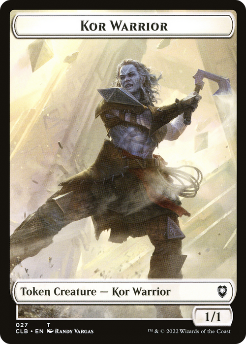 Kor Warrior (TCLB-027) - Battle for Baldur's Gate Tokens