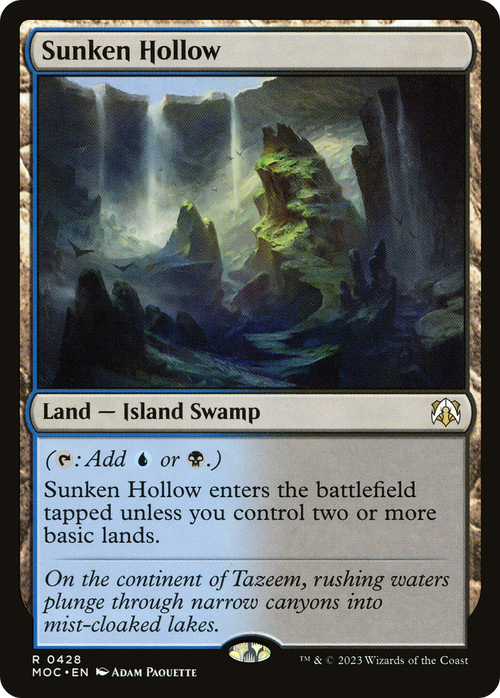 Sunken Hollow (MOC-428) - March of the Machine Commander