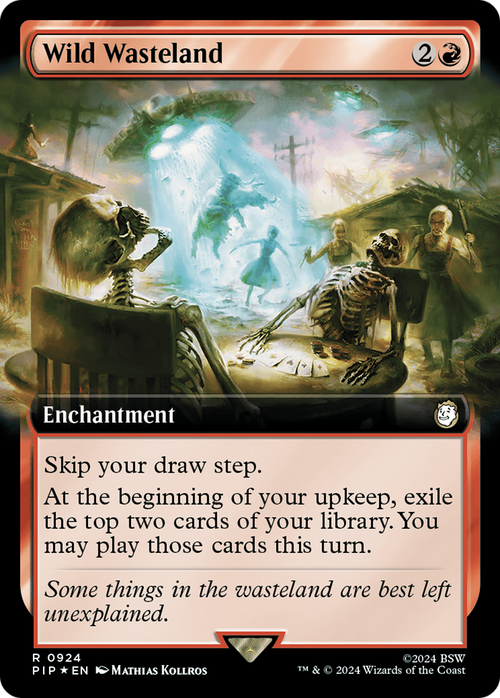Wild Wasteland (Extended Art) (Surge Foil) (PIP-924) - Fallout: (Extended Art) Foil