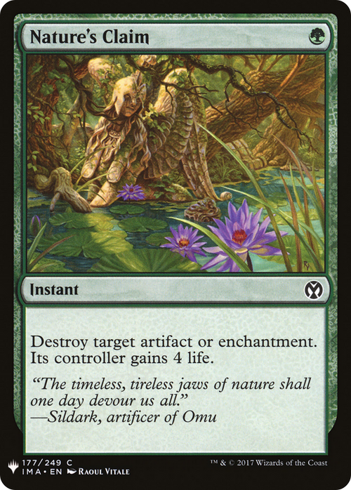 Nature's Claim (LIST-IMA-177) - The List