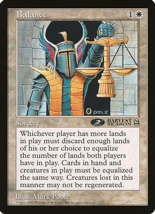 Balance (2nd place) (Arena League) (OVER-) - Oversize Cards