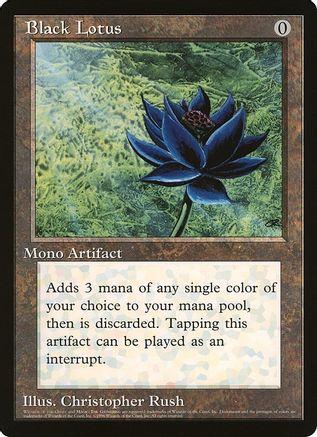 Black Lotus (Scrye Magazine) (OVER-) - Oversize Cards