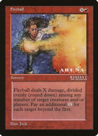 Fireball (Arena League) (OVER-) - Oversize Cards