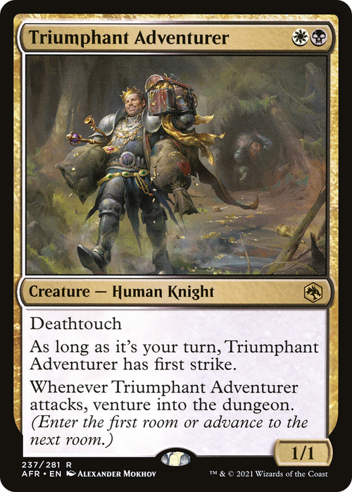 Triumphant Adventurer (AFR-237) - Adventures in the Forgotten Realms Foil